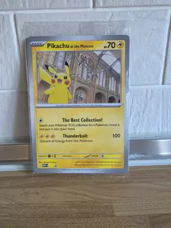 Pikachu At The Museum Pokemon Card Promo New Sealed Tcg - Image 1