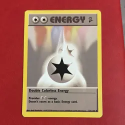 Pokemon Double Colorless Energy 1999 Wizards Energy-Special 124/130 Vintage Card - Image 1