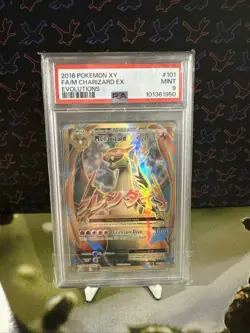 M Charizard EX PSA 9 101/108 XY Evolutions Graded Pokemon Card - Image 1