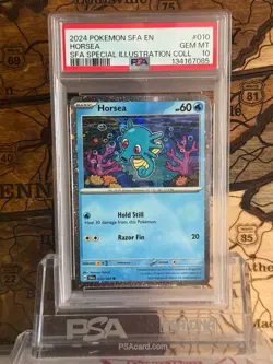 Horsea - (Cosmos Holo) 010/064 Miscellaneous Cards & Products Holo PSA 10 - Image 1
