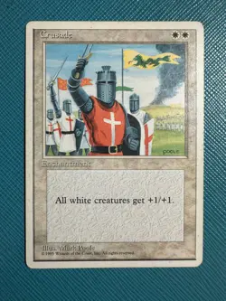 Crusade 4th Edition *Moderately Played* MtG - Image 1