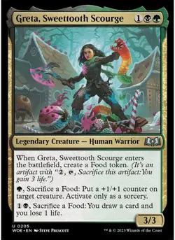 Greta, Sweettooth Scourge 205 MTG NM - Wilds of Eldraine - Image 1