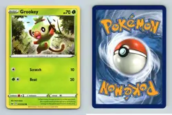 Grookey #011/202 Sword & Shield Base Set Common Pokemon 2020 TCG Card - Image 1