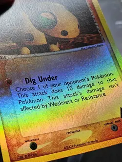 Pokemon EX Team Magma vs Team Aqua Team Aqua's Aron Reverse Holo 59/95 NEAR MINT - Image 4