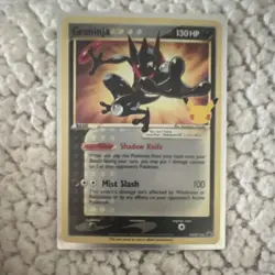 Pokemon Greninja Promo Holo Card SWSH144 Sword & Shield 130 HP Mist Slash 2021 - Image 1