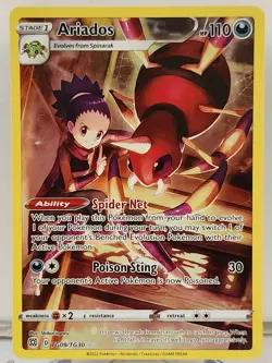 Ariados TG09/TG30 Brilliant Stars Trainer Gallery Full Art Holo - Image 1