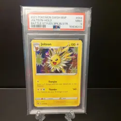 2021 Pokemon Jolteon SWSH094 Black Star Promo MT PSA 9 - Image 1
