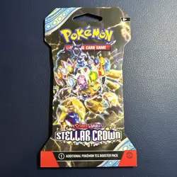 Pokemon * Stellar Crown * SV07 Booster Pack New Sealed English Art May Very - Image 2