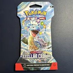 Pokemon * Stellar Crown * SV07 Booster Pack New Sealed English Art May Very - Image 3