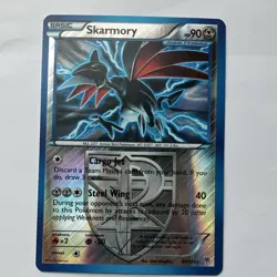 Pokemon Skarmory 87/135 Plasma Storm Reverse Holo Rare Team Plasma Basic HP 90 - Image 1