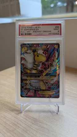 Pokemon - Mega-Ampharos-EX 88/98 | Ancient Origins | Holo Full Art PSA 9 - Image 3
