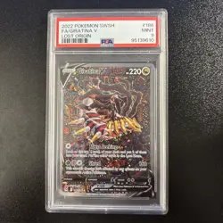 2022 POKEMON SWORD & SHIELD LOST ORIGIN #186 FULL ART/GIRATINA V PSA 9 - Image 1