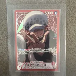 Trafalgar Law Leader Alt Art OP14-001 Azure Seas Seven OP14 One Piece Japanese - Image 1