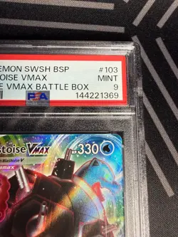 Blastoise VMAX SWSH103 SWSH: Sword & Shield Promo Cards Holo NM PSA 9 144221369 - Image 3