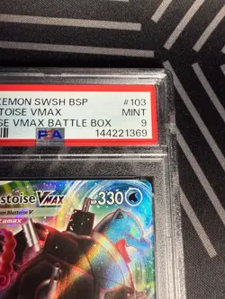 Blastoise VMAX SWSH103 SWSH: Sword & Shield Promo Cards Holo NM PSA 9 144221369 - Image 5