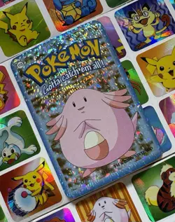 Pokemon 151 Vintage Pocket Monsters Vending HOLO Prism Sticker 2000 Nintendo - Image 1