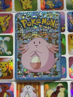 Pokemon 151 Vintage Pocket Monsters Vending HOLO Prism Sticker 2000 Nintendo - Image 2