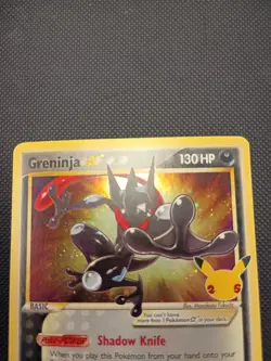 Pokemon TCG Greninja Gold Star SWSH144 Celebrations Black Star Promo - Image 3