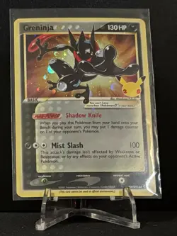 2021 Pokemon Celebrations Greninja Gold Star ETB Promo SWSH144 - Image 1
