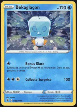 Carte Pokemon Bekaglacon SWSH128 Holo Promo SWSH Francais - Image 1