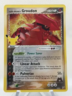 Pokemon Team Magma's Groudon 9/95 Celebrations 25th Near Mint Condition - Image 1