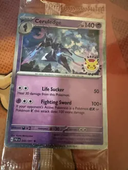 Sealed Eb Games Ceruledge Pokemon Day 2024 Card Rare Holo Promo - Image 1