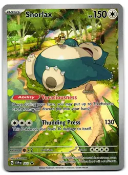 Snorlax 051 - Scarlet & Violet Promo Pokemon TCG - M/LP Card - Image 1