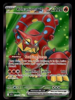 Volcanion ex 171/159 Ultra Rare Journey Together Pokemon Card - Image 1