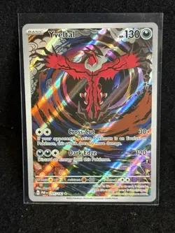 Yveltal 205/182 Paradox Rift Illustration Rare Holo Pokemon Card TCG - Image 1