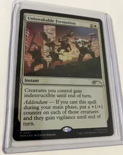 Unbreakable Formation Magic The Gathering TNMT Promo NYCC MTG - Image 1