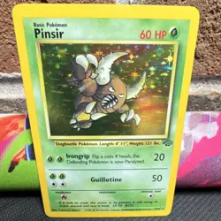 Pokemon Pinsir Holo Rare Jungle 9/64 Wizards of the Coast 1999 English - Image 1