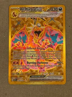 Pokemon TCG Charizard EX Obsidian Flames Holo Hyper Rare Card 228/197 - Image 1