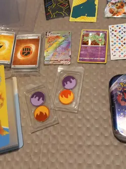 Pokemon Bundle Joblot: Folder, Secret Rainbow Rare, Energys, Condition Markers - Image 5
