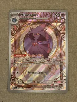 Pokemon TCG Mismagius 212/193 IR Sv02: Paldea Evolved 2023 - Image 1