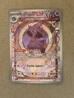 Pokemon TCG Mismagius 212/193 IR Sv02: Paldea Evolved 2023 - Image 3