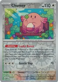 Pokemon - Chansey 113/165 - Scarlet & Violet 151 - Reverse Holo - Near Mint - Image 1