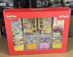Scarlet & Violet 151 Mini Tins 4 Pack SAMS CLUB SEALED Pokemon TCG IN HAND - Image 1