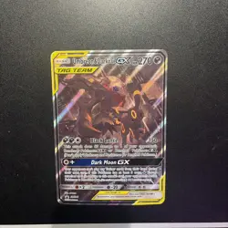 Jumbo Umbreon&Darkrai GX Tag Team Pokemon Promo #SM241 Sun And Moon - Image 1