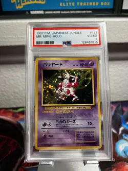 1997 POKEMON (JP) MR MIME HOLO 122 JUNGLE JAPANESE PSA 4 - Image 1