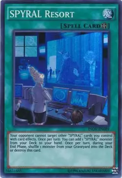 Yugioh! LP SPYRAL Resort - INOV-EN089 - Super Rare - Unlimited Edition Lightly P - Image 1