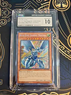Blue-Eyes Shining Dragon LCKC-EN008 1st Edition CGC 10 - Image 1
