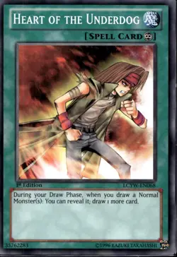 Heart of the Underdog 1st Ed Common LCYW-EN068 Yu-Gi-Oh! - Image 1