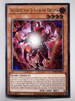 Yu-Gi-Oh Aluber the Jester of Despia OP20-EN003 Ultimate Rare - Image 2