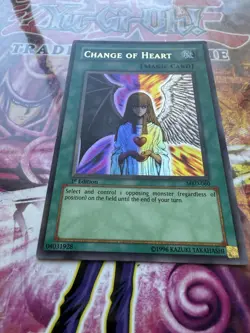 Yugioh Vintage Change of Heart MRD-060 Metal Raiders-1st Edition - Image 1
