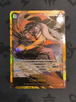 One Piece TCG - The Azure Sea's Seven - Crocodile OP14-120 - SEC - English - NM - Image 1