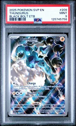Thundurus 209 Sv: Scarlet & Violet Promo Cards Holo - PSA 9 - Image 1