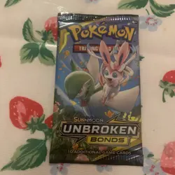 Pokemon Sun And Moon Unbroken Bonds Booster 10 card pack - Image 1