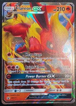 Pokemon Card Flareon GX SM171 Holo Black Star Promo NM/LP - Image 1