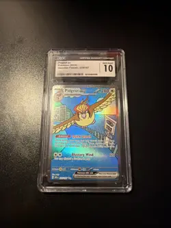 Pidgeot Ex 225/197 - Obsidian Flames - Gem Mint 10 Pokemon Card TCG CGC - Image 1