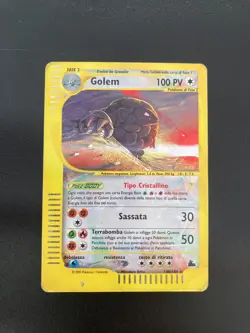 Pokemon Card Golem Secret 148/144 Skyridge ITA italiano played PL Cristallino - Image 1